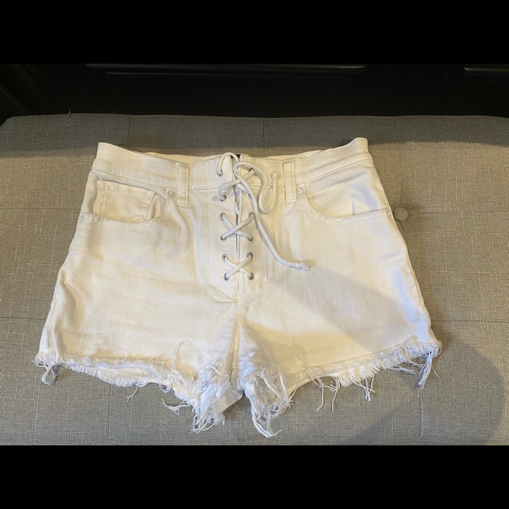 Express White Shorts